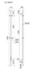 SANCOS Полотенцесушитель электрический Linn 150x3 I-образный вороненая сталь SC13002GG SC13002GG