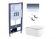 AQUATEK SET ЕВРОПА New-016/023 (рама INS-0000023 +крепление KKI-0000002 +кнопка KDI-0000016 +унитаз AQ1106L-00 с тонким сиденьем sc) SET AQUATEK ЕВРОПА New-016/023