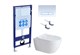 AQUATEK SET ПОЛАРИС (рама Standard INS-0000012+унитаз ПОЛАРИС AQ0700-01 с тонким сиденьем soft-close+ крепеж KKI-0000002 +панель KDI-0000021) SET AQUATEK ПОЛАРИС-01-021 4в1