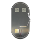 DK Зеркало  Мюнхен (M?nchen) Лайт 90х45 черный (MMUC9045LTBLK) DQMMUC9045LTBLK