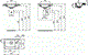 K086701 TONIC II Асимметричный умывальник 46x31 см Guest (платформа и отверстие под смеситель справа), 1 отверстие под смеситель справа K087601