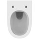 Ideal Standard I.life O Унитаз подвесной 35x53см, безободковый, смыв HydroTwist, крепление, сиденье soft-close. цвет: белый T568001 + T572401