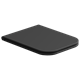 Подвесной унитаз с крышкой и креплением GSG Ceramic Design Brio RUBRWCSETSO003FI, черный матовый RUBRWCSETSO003FI