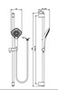 IDEAL STANDARD IDEALRAIN Душевой гарнитур со штангой EVO JET DIAMOND XL3 B1764AA B1764AA