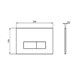 Ideal Standard OLEAS M2 SmartFlush R0122AA Клавиша смыва для унитаза (хром) R0122AA