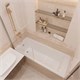 AQUATEK Акриловая ванна Калибри 170x70 прямоугольная, без каркаса и экрана KL170-0000001.02