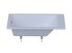 AQUATEK Акриловая ванна Калибри 180x80 прямоугольная, без каркаса и экрана KL180-0000001.02