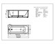 AQUATEK Акриловая ванна Мия 150x70 прямоугольная, без каркаса и экрана MIY150-0000001.02