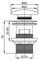 CEZARES Донный клапан с системой Клик-клак, с переливом, белая керамическая крышка - фото 44987