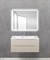 BELBAGNO Зеркало со встроенным светильником и кнопочным выключателем, 12W, 220-240V, 1000x30x800 - фото 53998