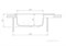 AQUATON Чезана Мойка с крылом для кухни круглая, литьевой мрамор, ширина 56,8 см - фото 56178