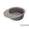 AQUATON Чезана Мойка с крылом для кухни круглая, литьевой мрамор, ширина 56,8 см - фото 56189