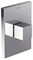 JACOB DELAFON Modulo Встроенный переключатель на три выхода, квадратный дизайн лицевой панели - фото 59705