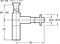 JACOB DELAFON Sinks Elements Декоративный слив с регулируемой высотой - фото 61120