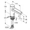KLUDI Zenta E электронный смеситель для раковины, со смешиванием, предв.установка.темп., 230 v 38202-KLUDI - фото 62645