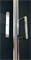 ROYAL BATH HP 90x90 Душевой уголок квадратный с поддоном, стекло 6 мм прозрачное, профиль алюминий  хром, дверь раздвижная - фото 66594