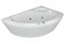 AQUATEK Аякс  Акриловая ванна на каркасе, слив-перелив в комплекте, с панелью. Правая ориентация - фото 68986