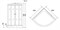 NIAGARA Classic Душевая кабина NG-3516-14 (1000х1000х2150) низкий поддон (26 см) стекло ТОНИРОВАННОЕ - фото 69575