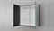 Зеркало-шкаф VELVEX Klaufs 80 см с двумя дверцами с зеркалом - фото 78075