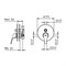 PALAZZANI Proxima встроенный смеситель для ванны и душа в комплекте - фото 78281
