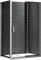 GEMY Victoria 110x100 Душевой уголок, стекло  прозрачное 6 мм, профиль хром - фото 86434