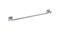 FIXSEN Metra Полотенцедержатель трубчатый, ширина 62 см, цвет хром - фото 90877