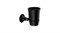 FIXSEN Luksor Подстаканник одинарный, цвет черный сатин - фото 91318