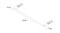 FIXSEN Trend Полотенцедержатель трубчатый, ширина 61 см, цвет черный - фото 93057