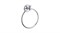 FIXSEN Adele Полотенцедержатель кольцо, ширина 10 см, цвет хром - фото 93852
