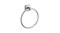 FIXSEN Kvadro Полотенцедержатель кольцо, ширина 15 см, цвет хром - фото 94714
