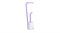 FIXSEN Wendy Стойка напольная: держатель туалетной бумаги и ёршик, цвет фиолетовый - фото 96713